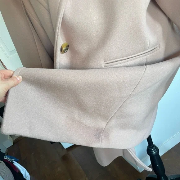 NWT 1X Joe Fresh Coat Jacket. Pinkish Maeve. One Button Closure. Pockets. - Picture 8 of 8